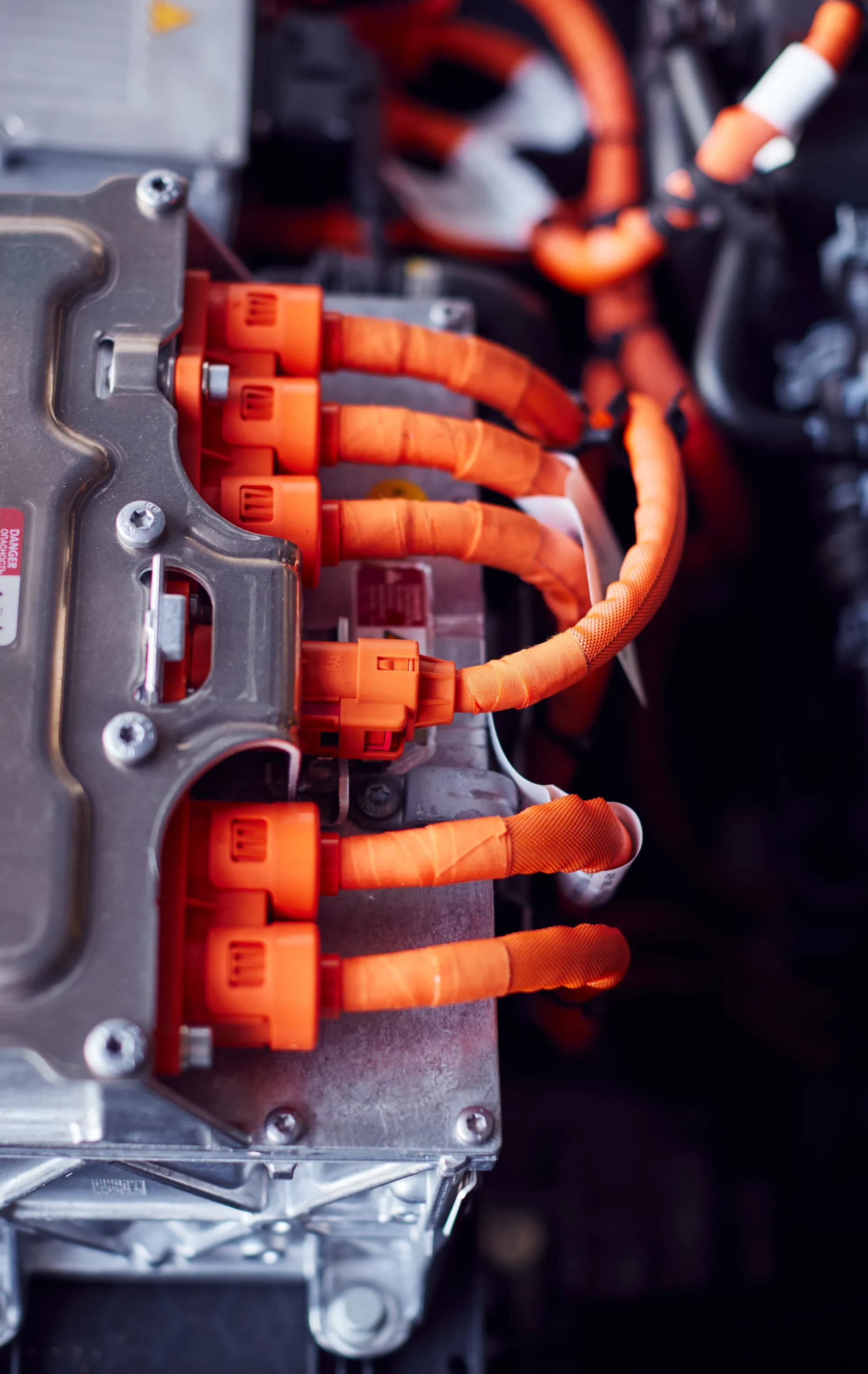 Electric motor engine bay